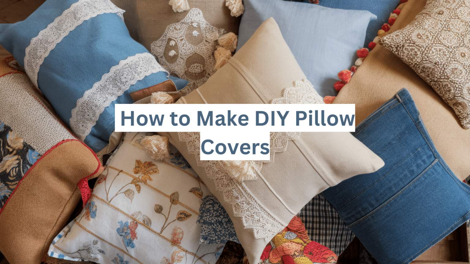 How to Make Diy Pillow Covers in Easy Steps? - Opple House