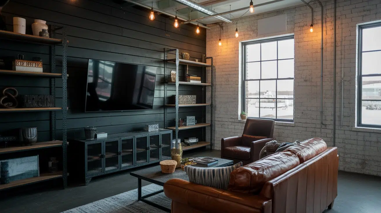 Industrial_Shiplap_TV_Wall