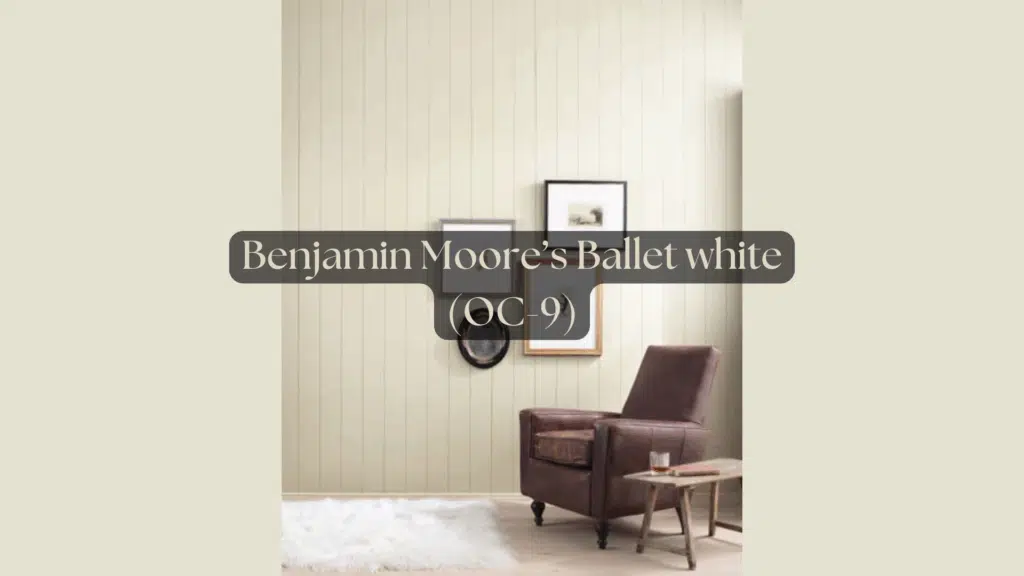 benjamin moore ballet white