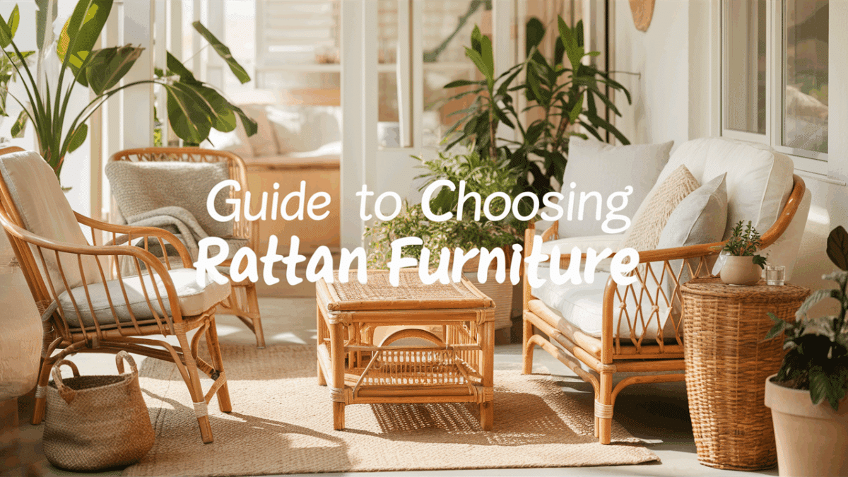 A Guide to Choosing Rattan Furniture for Your Home - Opple House