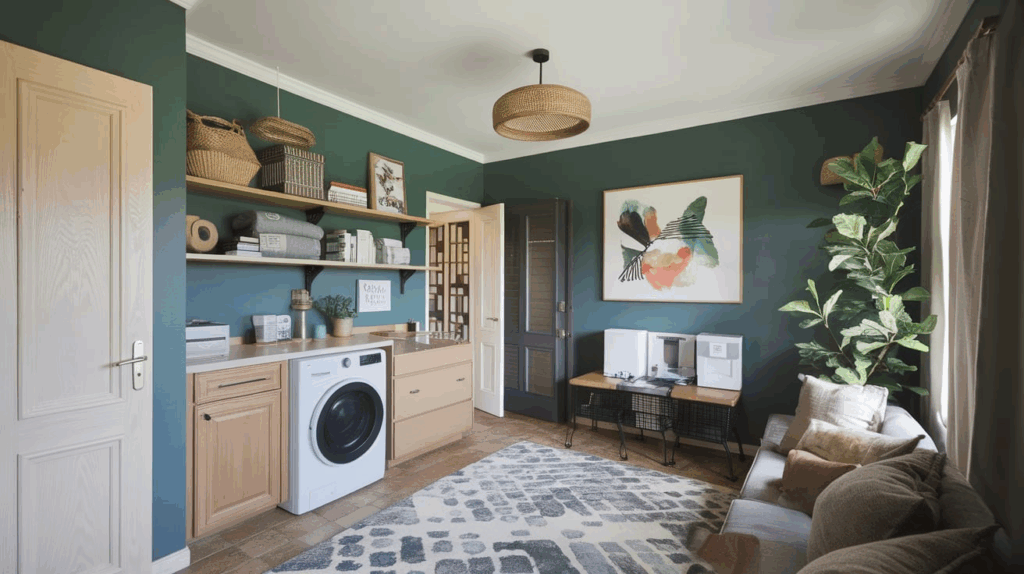 25 Smart Laundry Room Office Combo Ideas