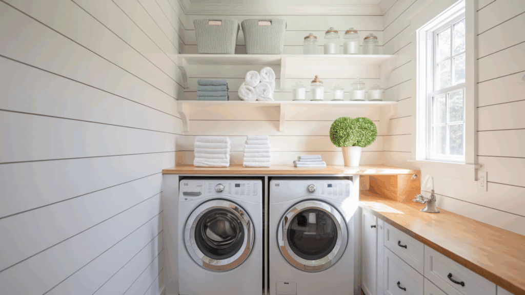 A Guide to Shiplap Laundry Room Designs