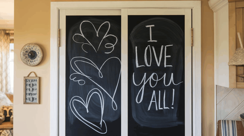  Add a Chalkboard or Whiteboard Section

