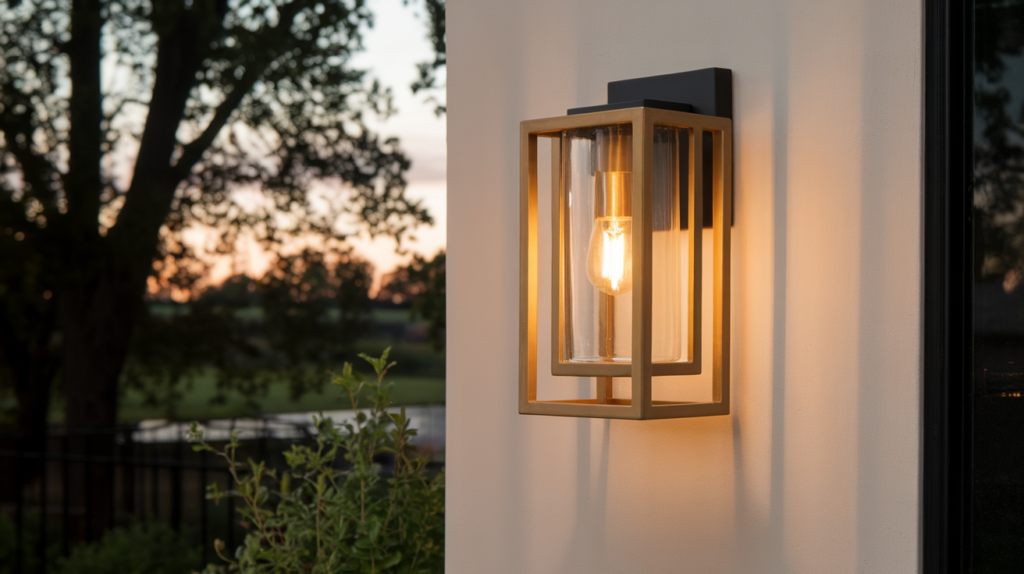 Black and Gold Accent Light