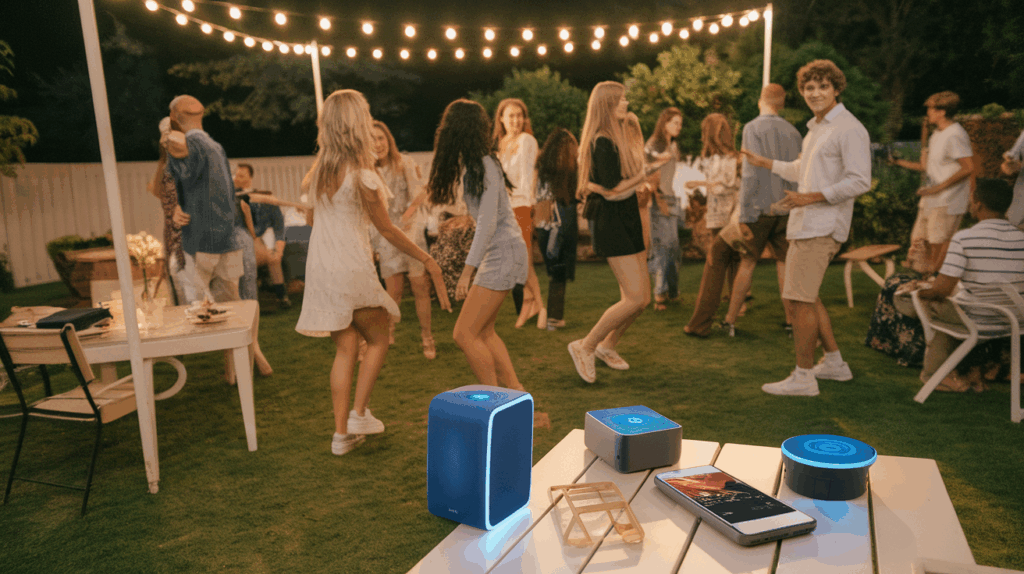 Bluetooth Speakers and a Playlist