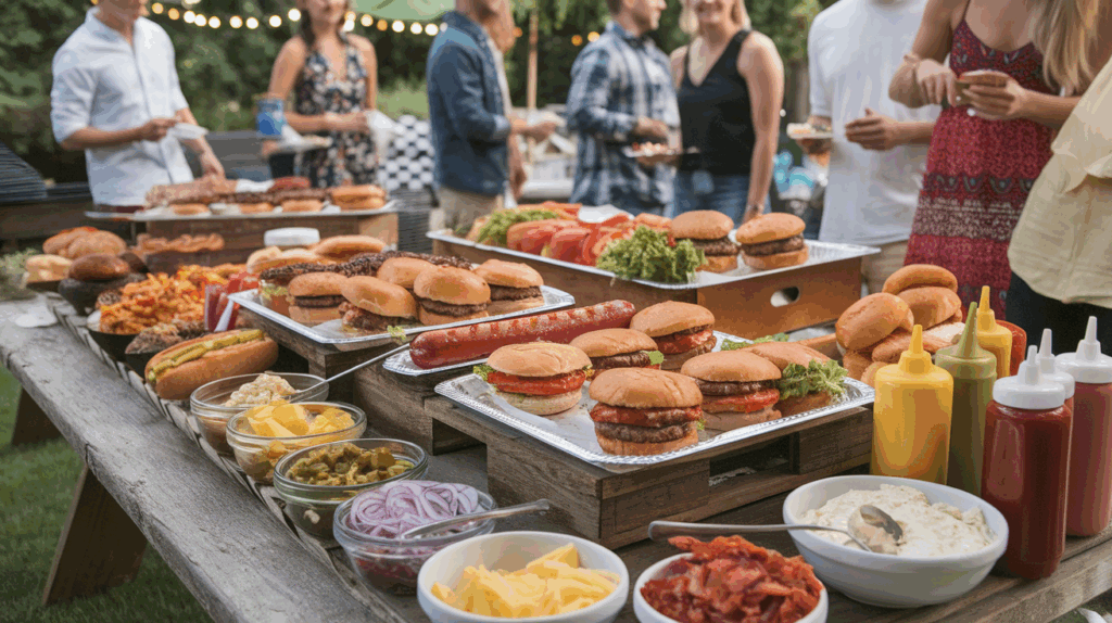 Burger and Hot Dog Bar
