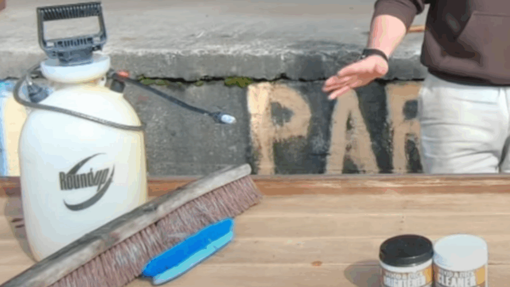 Cleaning a New Deck
