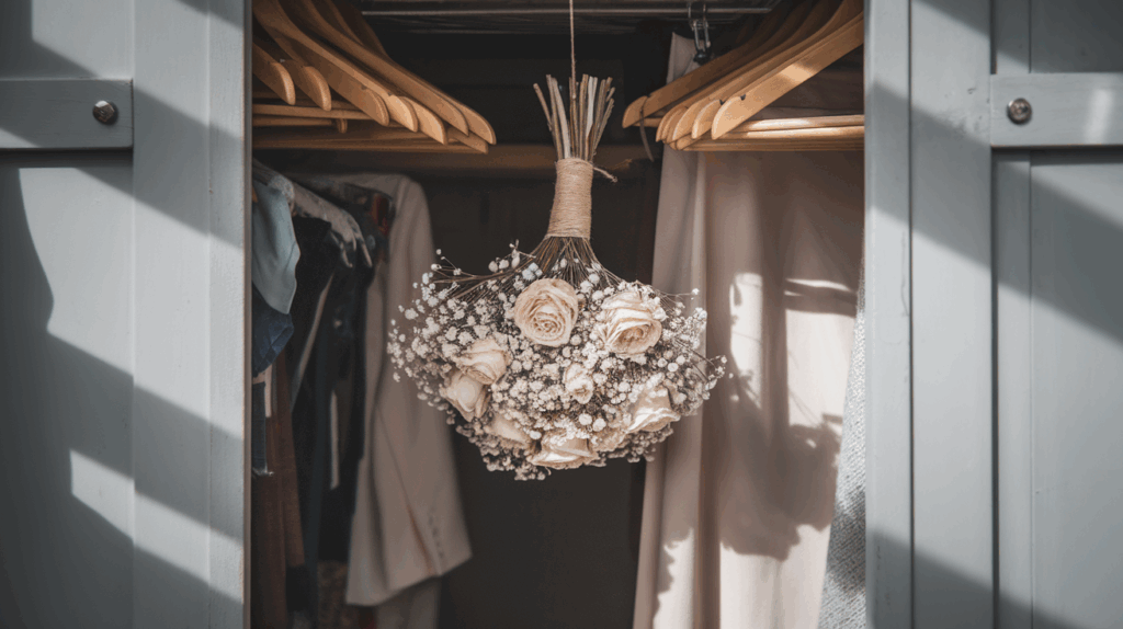 Dry the Bouquet Upside Down
