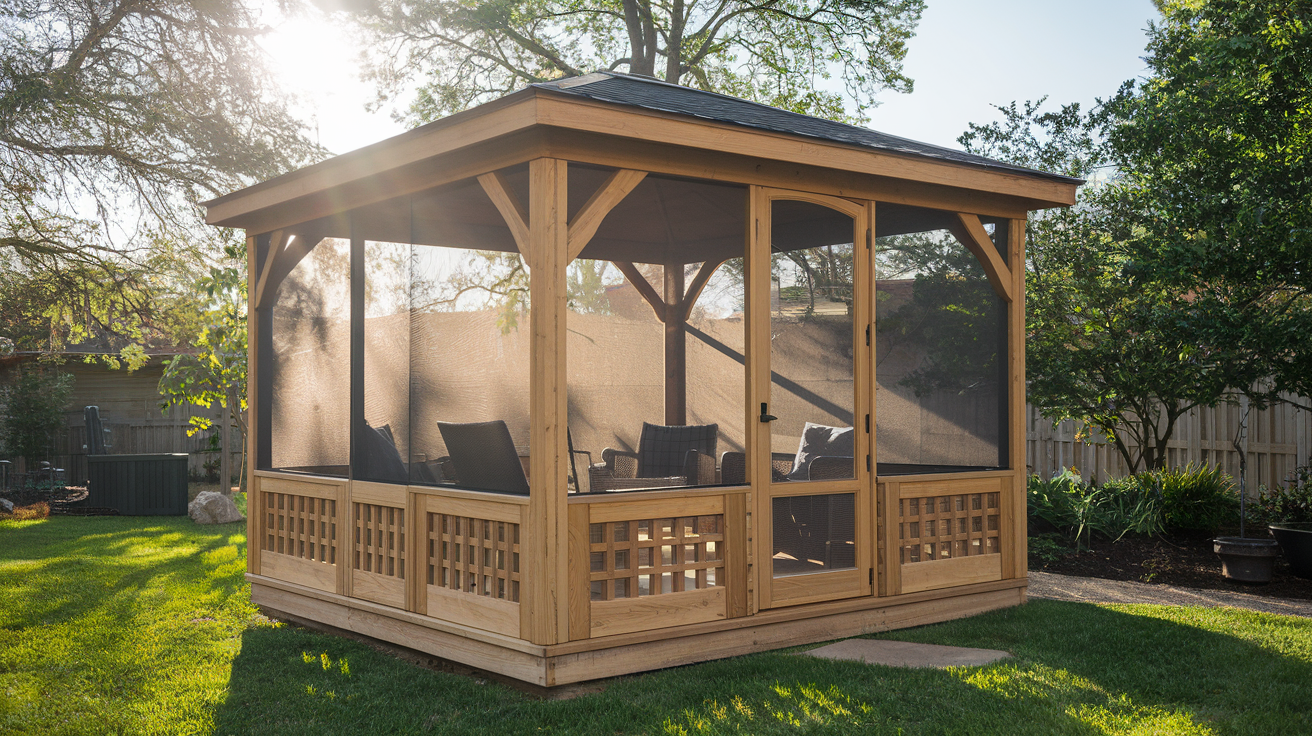 Enclosed_Screened_Gazebo_for_Bug-Free_Comfort