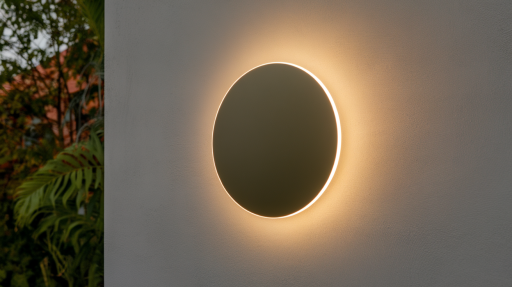 Floating Glass Disc Light

