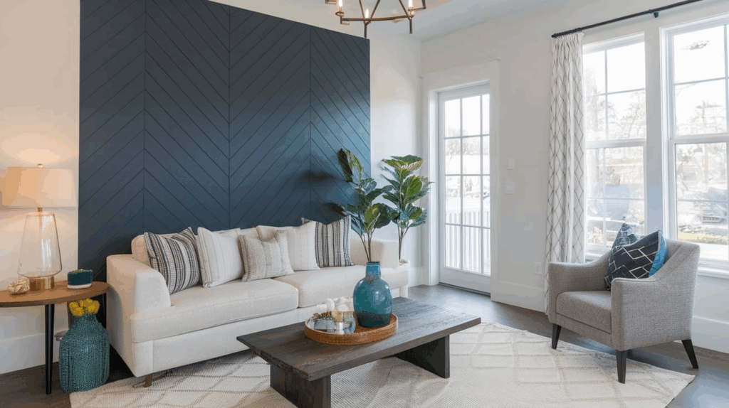 How to Paint a Herringbone Accent Wall: Easy DIY Guide
