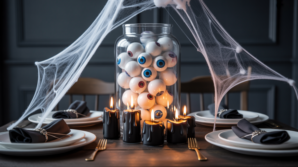  Jar of Eyeballs Centerpiece
