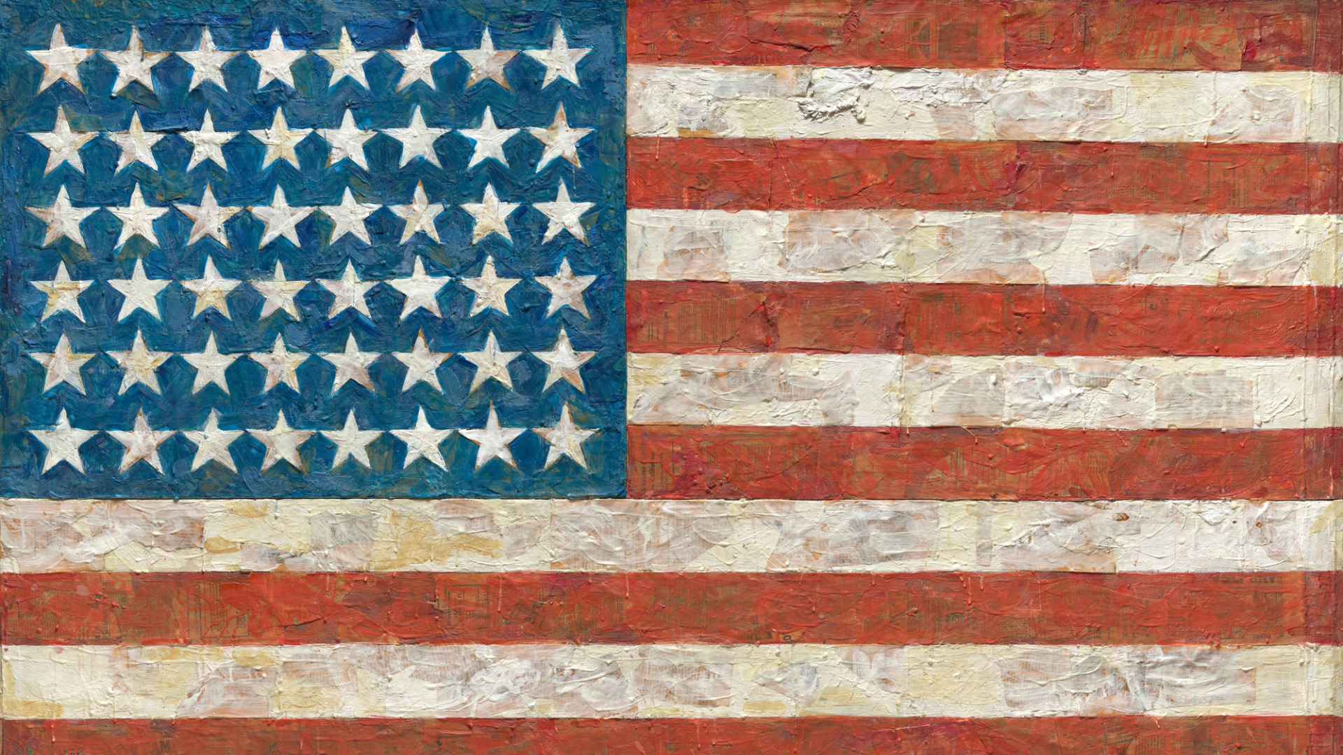 Jasper_Johns_Flag_195455