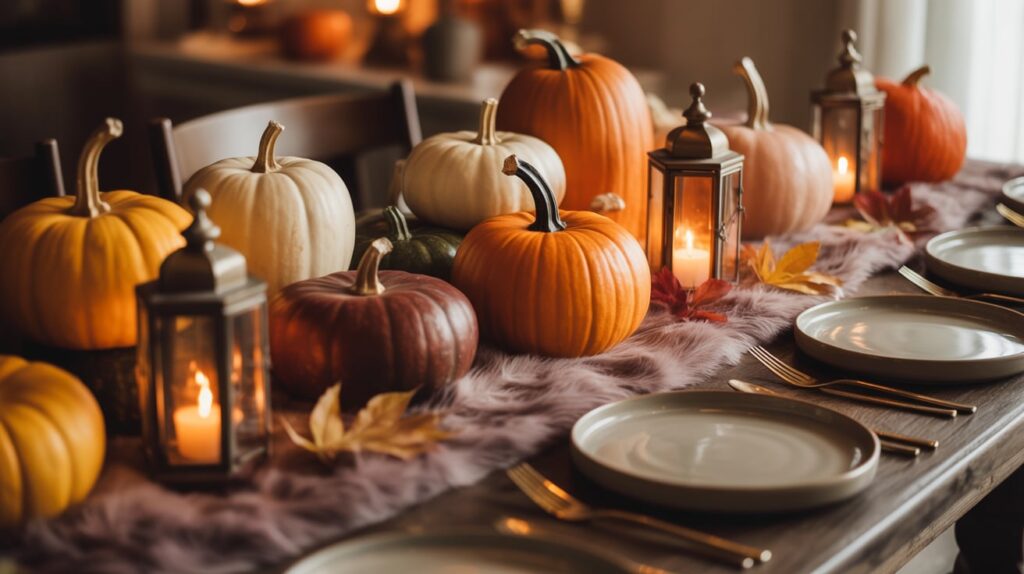 Lantern and Pumpkin Mix