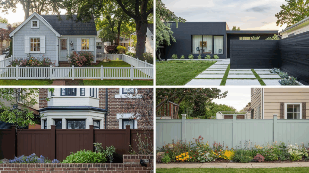 Matching Fence Colors to Your Home's Style
