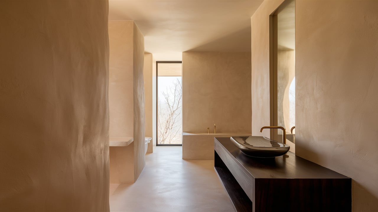 Minimalist_Design_with_Beige_Walls_and_Dark_Wood_Accents