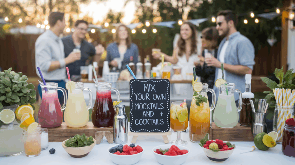 Mocktail and Cocktail Station
