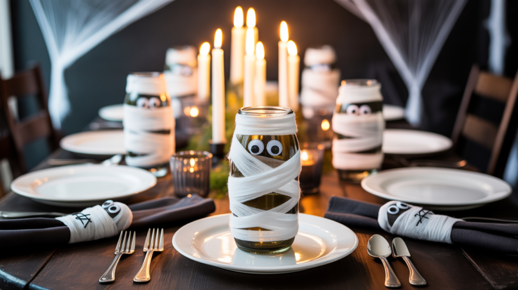 Mummy Table Decor

