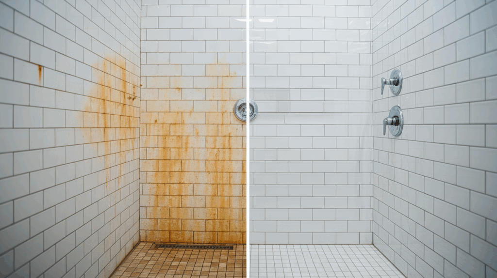 Orange Stains in Shower: Easy Fixes at Home