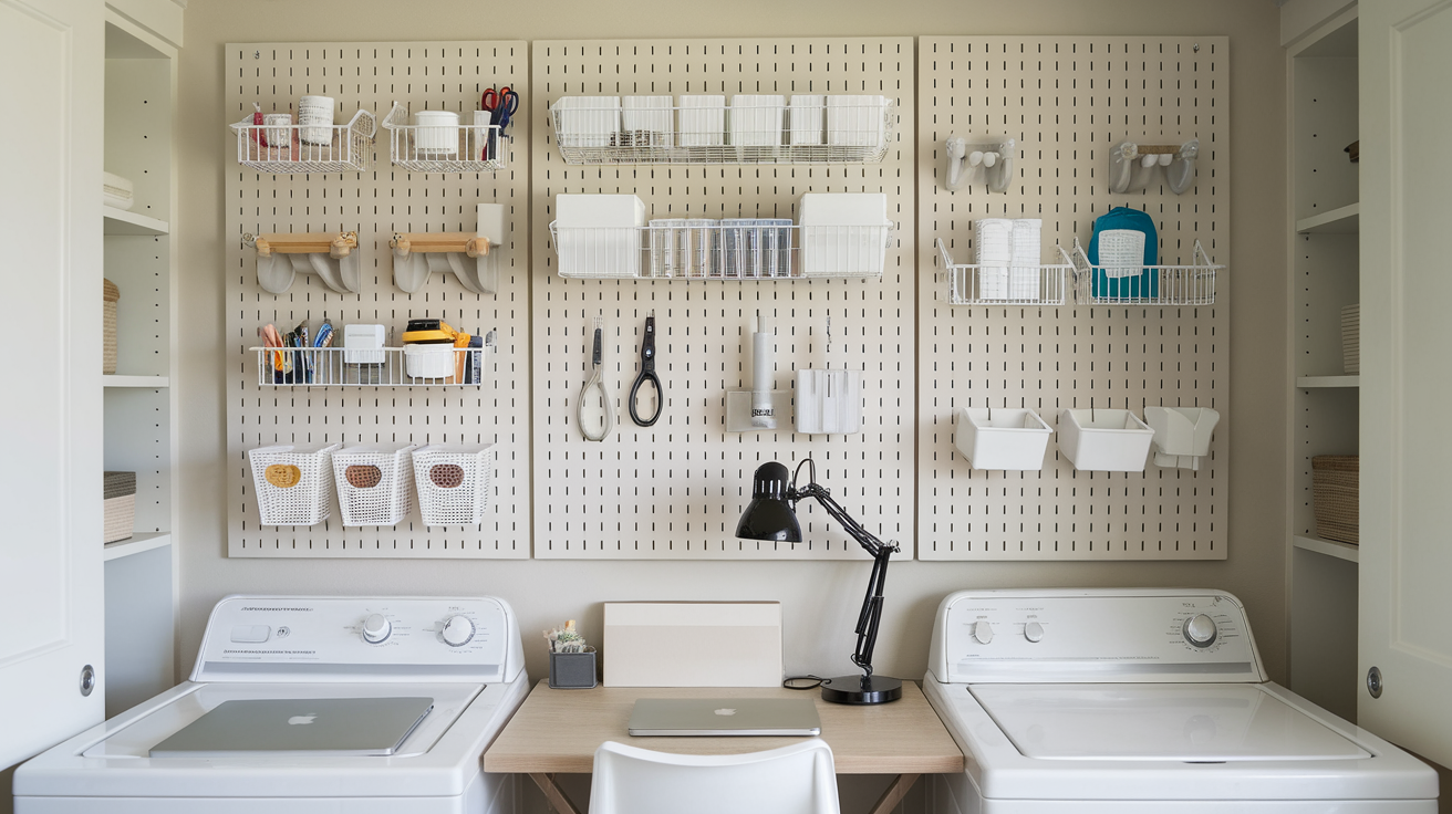 Pegboard_Wall_Organizer_Above_Desk