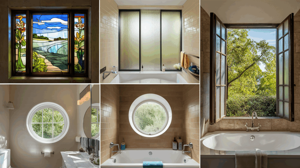 Popular Types of Bathroom Windows