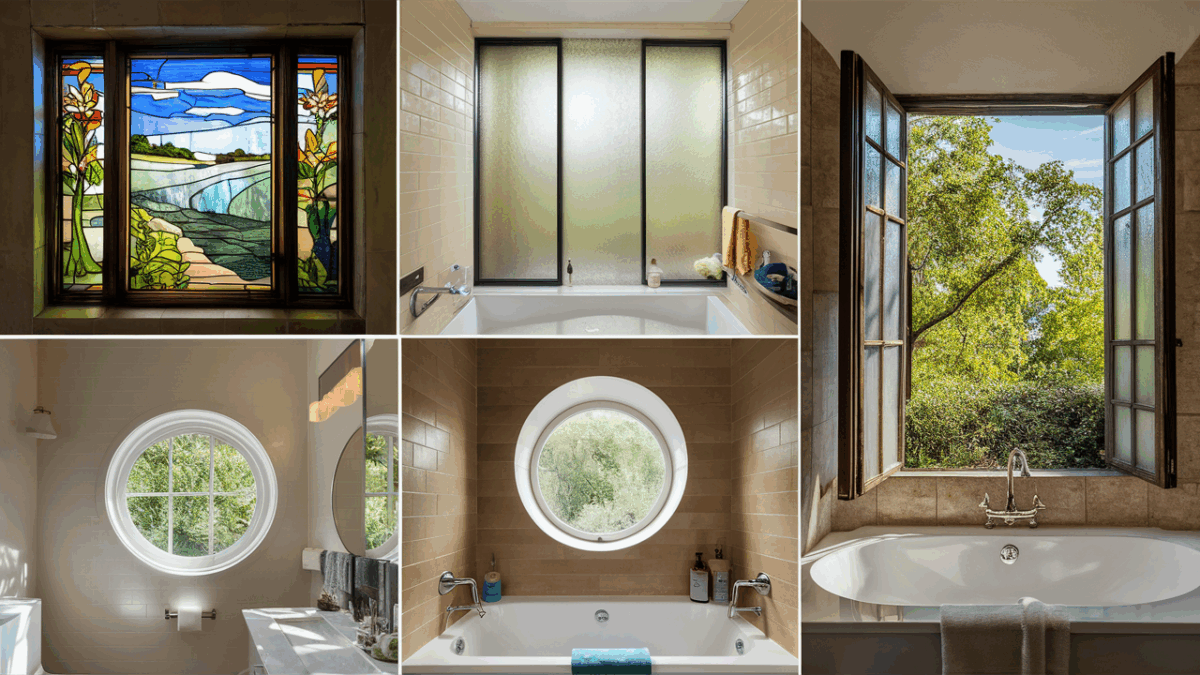 8 Popular Types of Bathroom Windows - Opple House