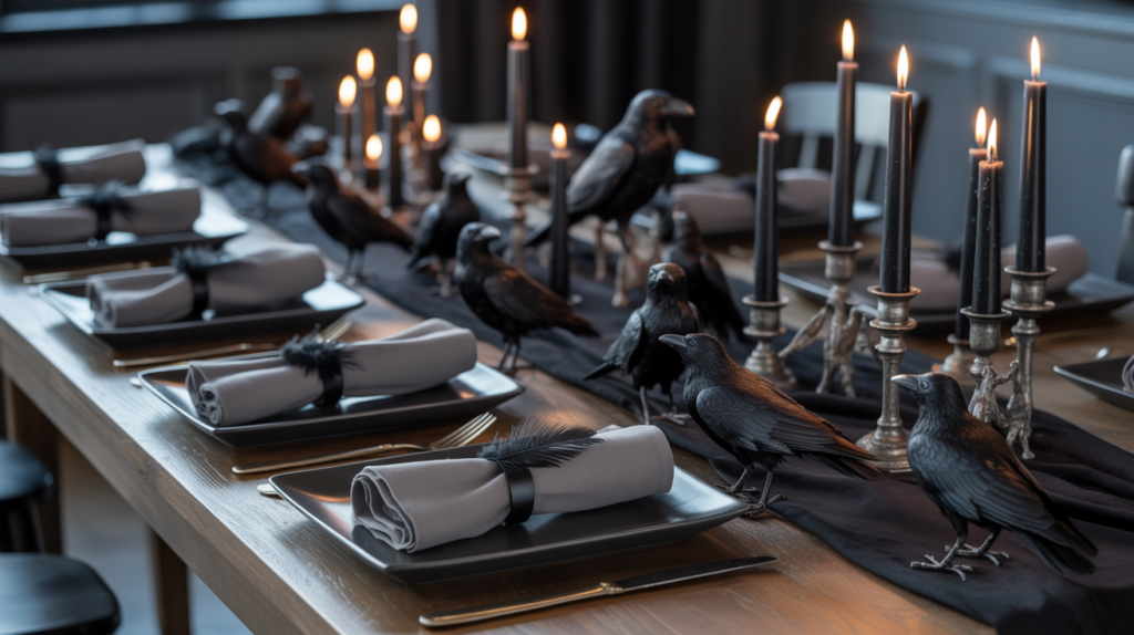 Raven and Candle Setup