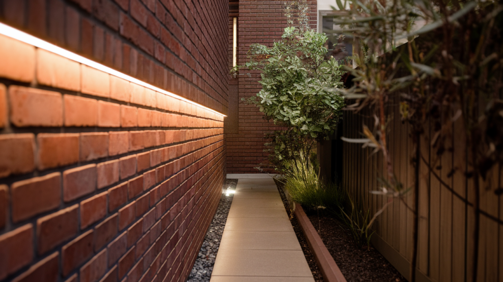 Recessed Brick Wall Light
