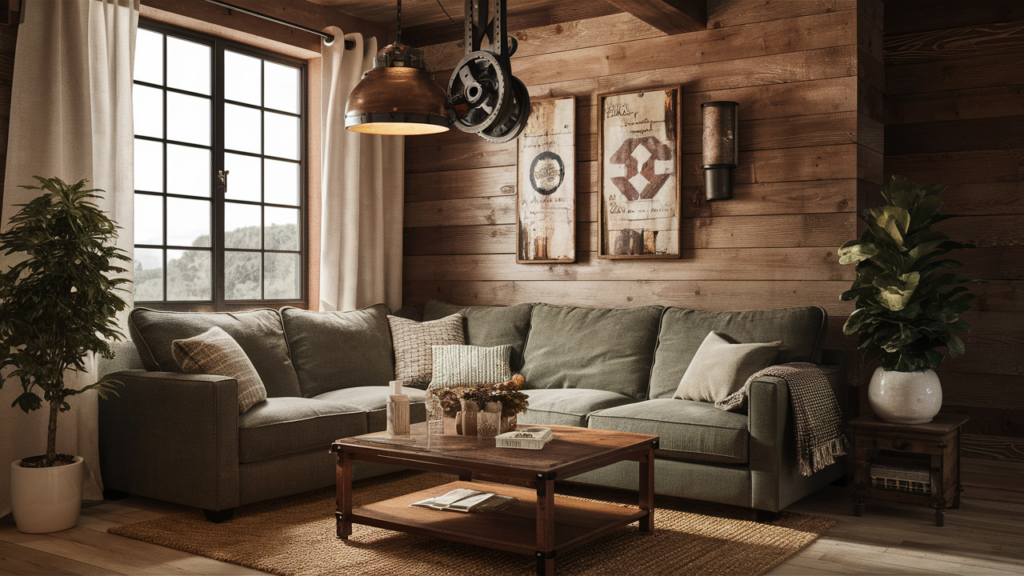 Reclaimed Barn Pulley Pendants