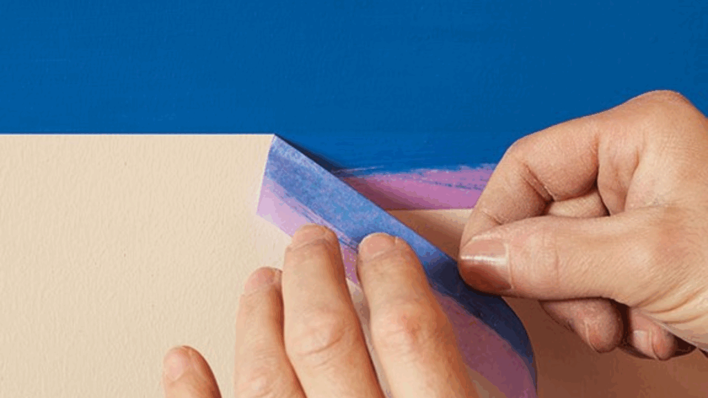 Remove the Tape and Touch Up
