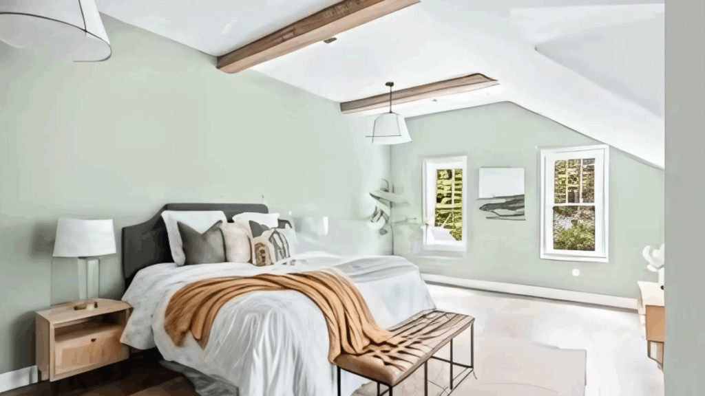 Reviewing Benjamin Moore's Misted Green