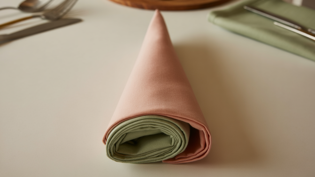 Roll the Long Edge Toward the Pointed Tip
