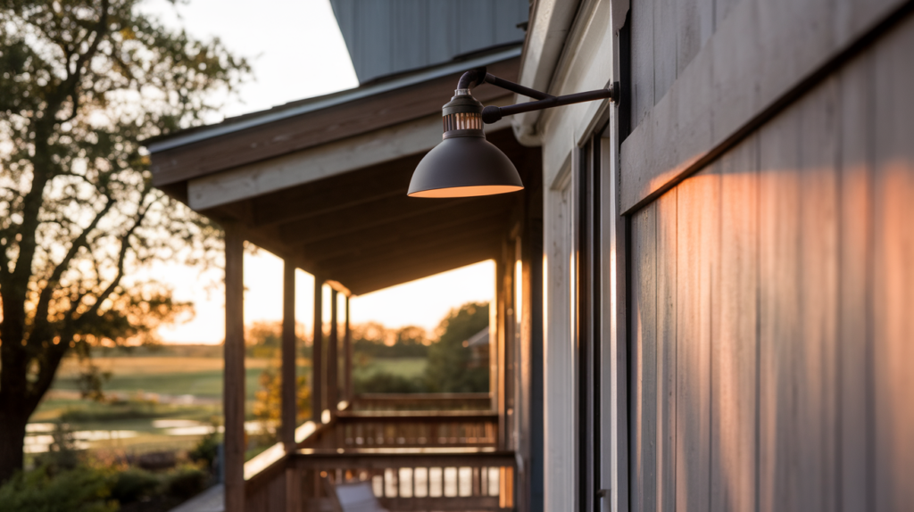 Rustic Modern Barn Light