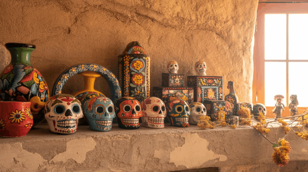 Showing Mexican Folk Art and Handicrafts
