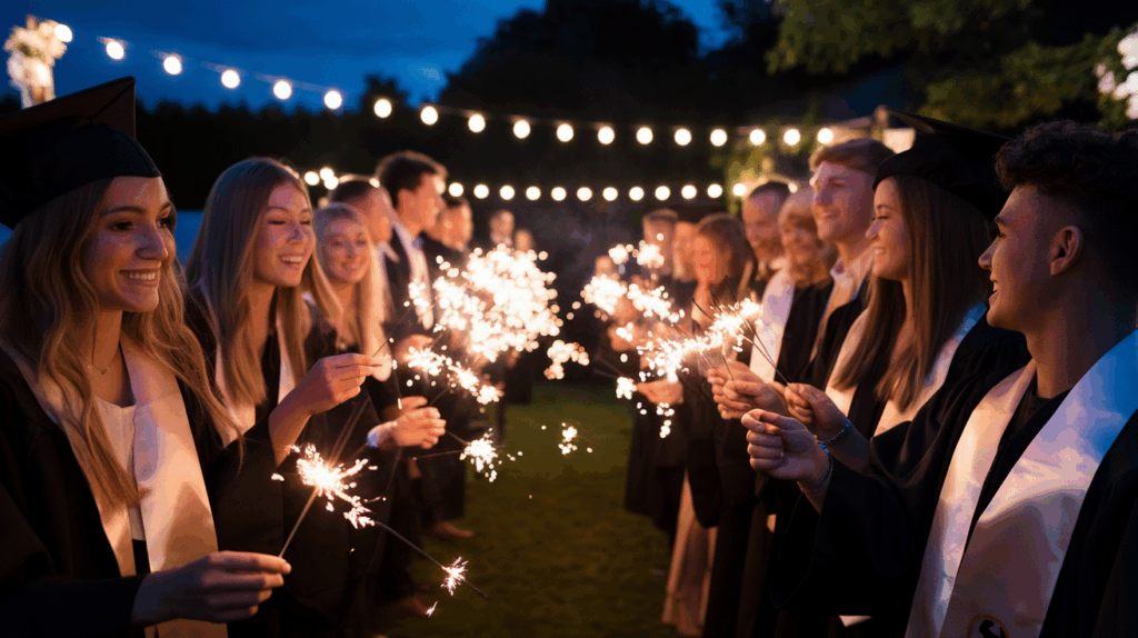 Sparklers and One Last Photo
