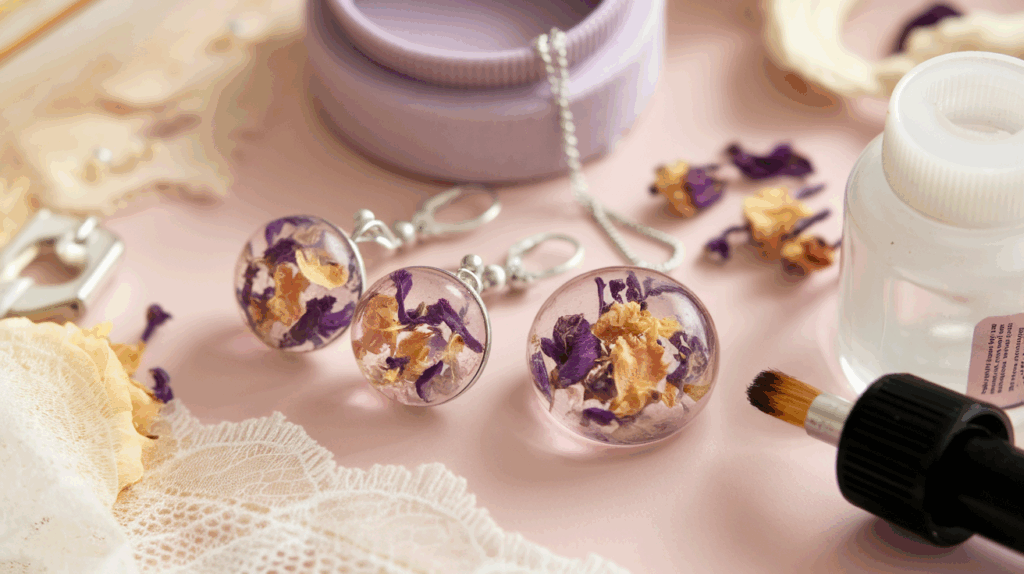 Turn Flowers Into Jewelry Keepsakes
