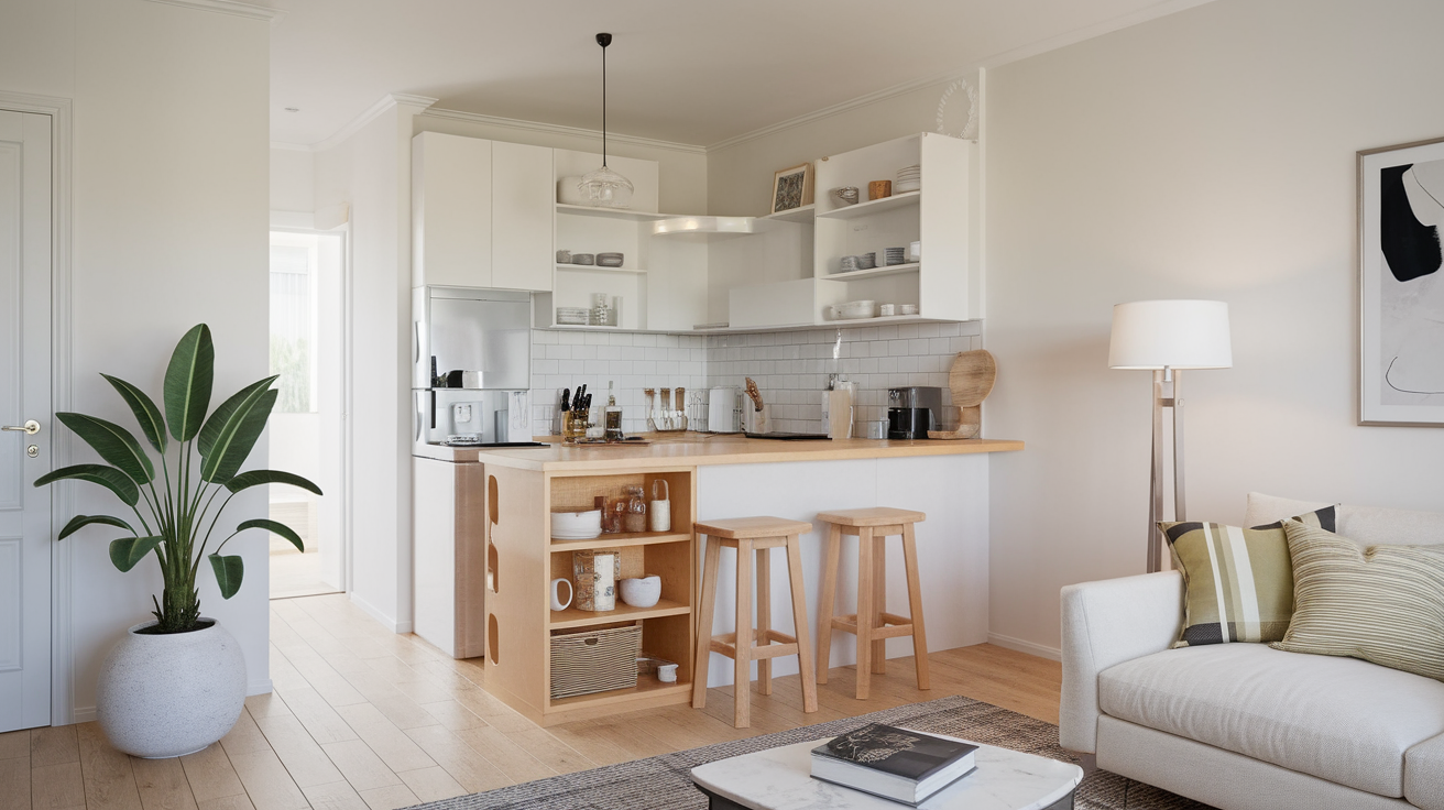Use_a_Kitchen_Island_or_Bar_as_A_Divider