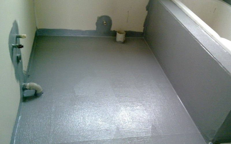 Bathroom waterproofing
