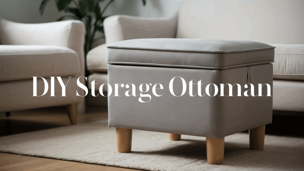 diy storage ottoman