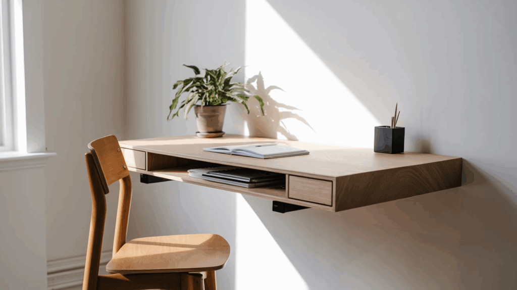 floating desk diy