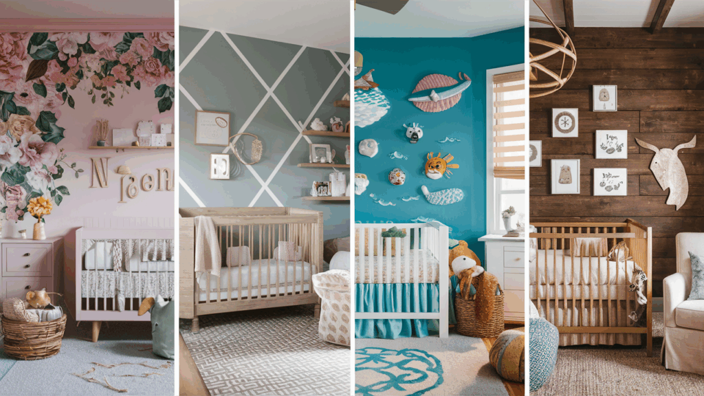 nursery accent wall ideas