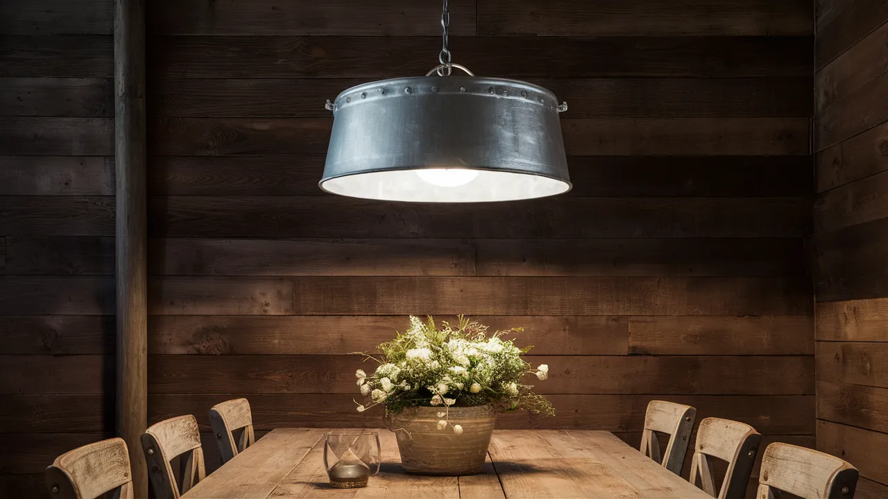 y-20_Galvanized_Metal_Drum_Pendants