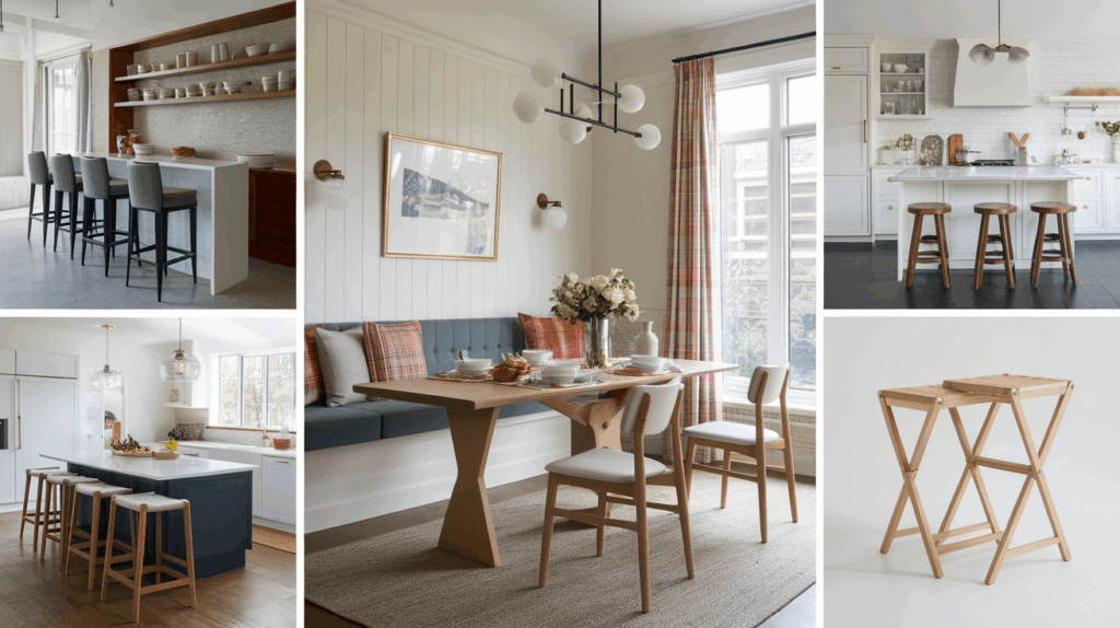 16 Kitchen Seating Ideas to Maximize Space and Style