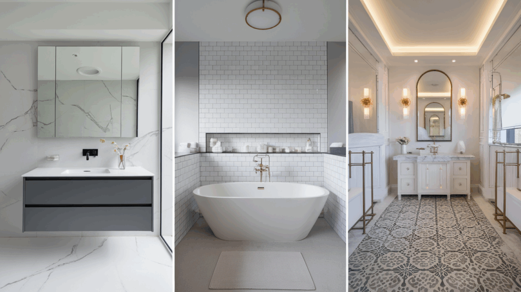 21 Light Grey and White Bathroom Ideas You’ll Love