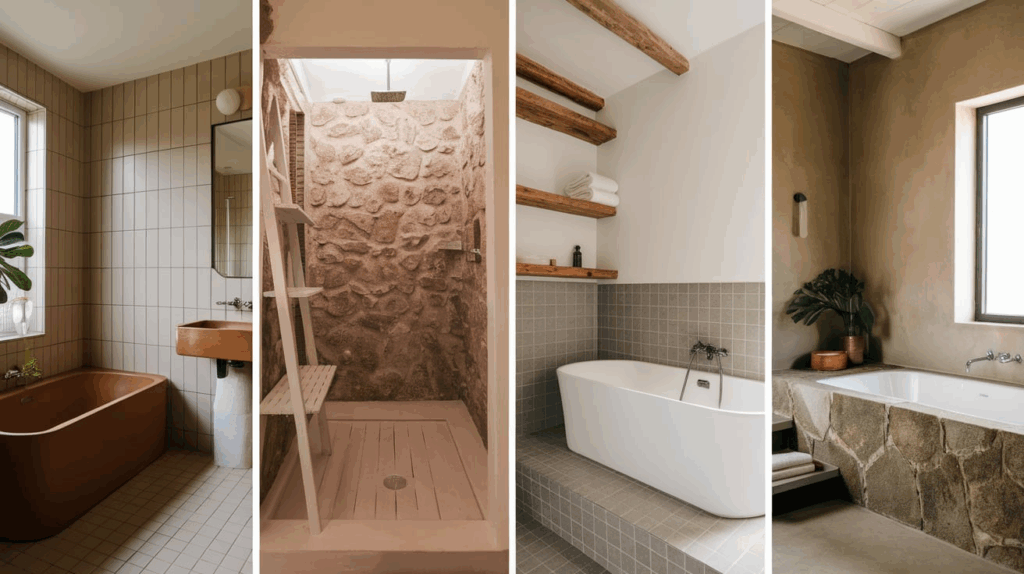 35 Natural & Earthy Bathroom Ideas You'll Love