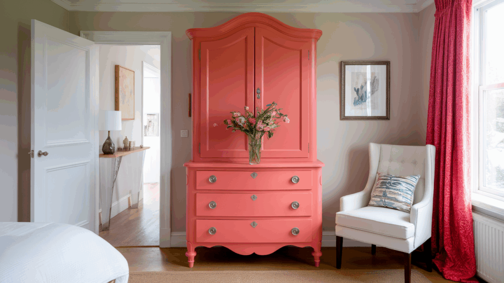 Bold Color Pop Armoire
