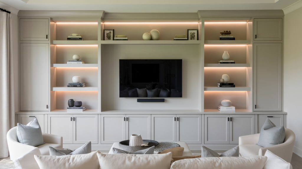 Built-In Media Wall