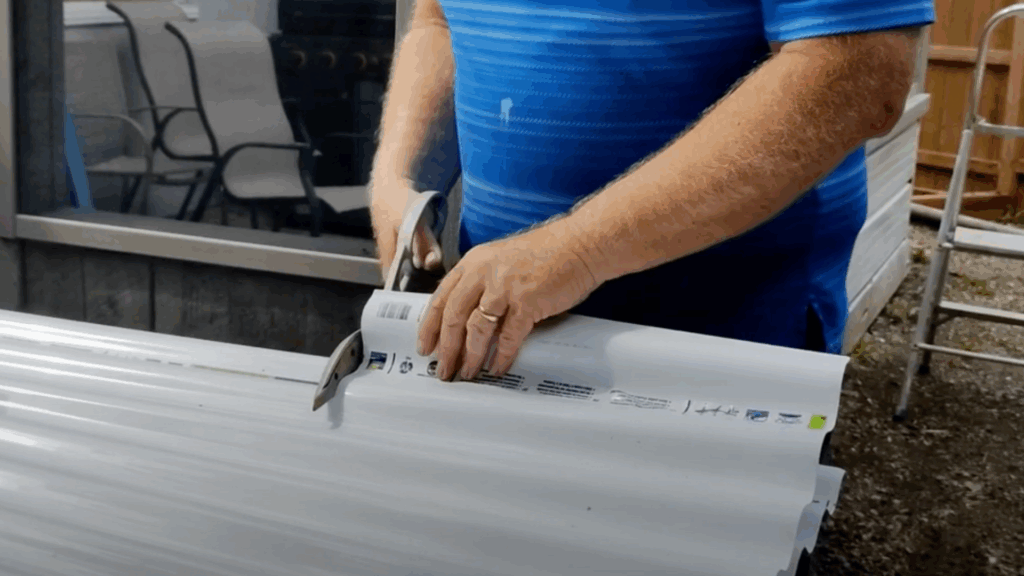 Drill and Cut the PVC Panels
