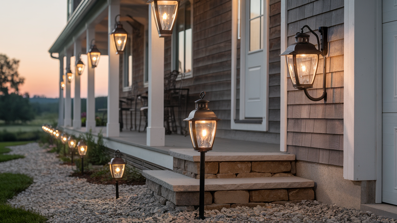 Farmhouse_Lighting_with_Lanterns