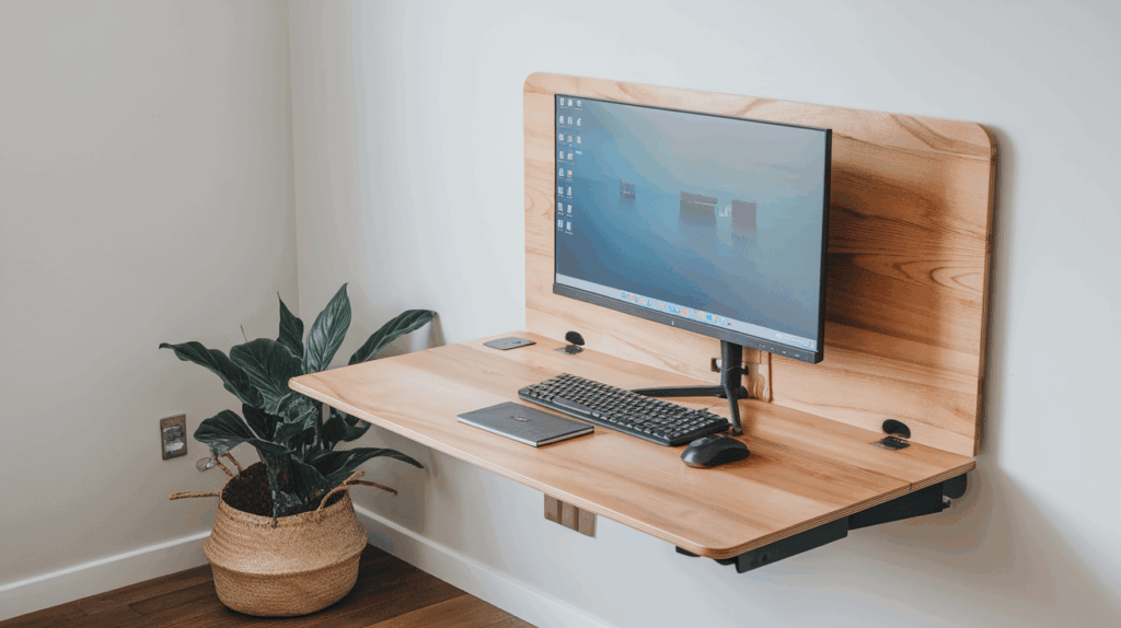 Fold-Down Wall Desk
